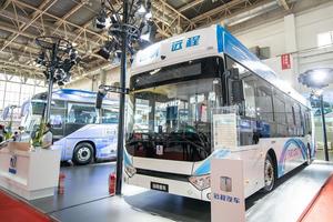 Chinas Geely unveils hydrogen fuel cell bus (c) Geely