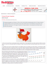 Asian Hospital and Healthcare Management Chinas private hospitals set for growth 160509